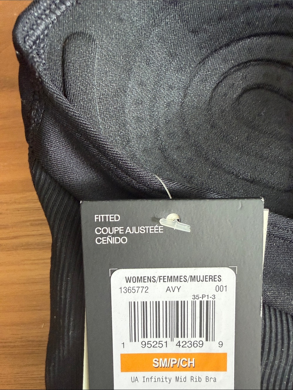 Under Armour Infinity Mid Rib Sports Bra - Picture 5 of 6